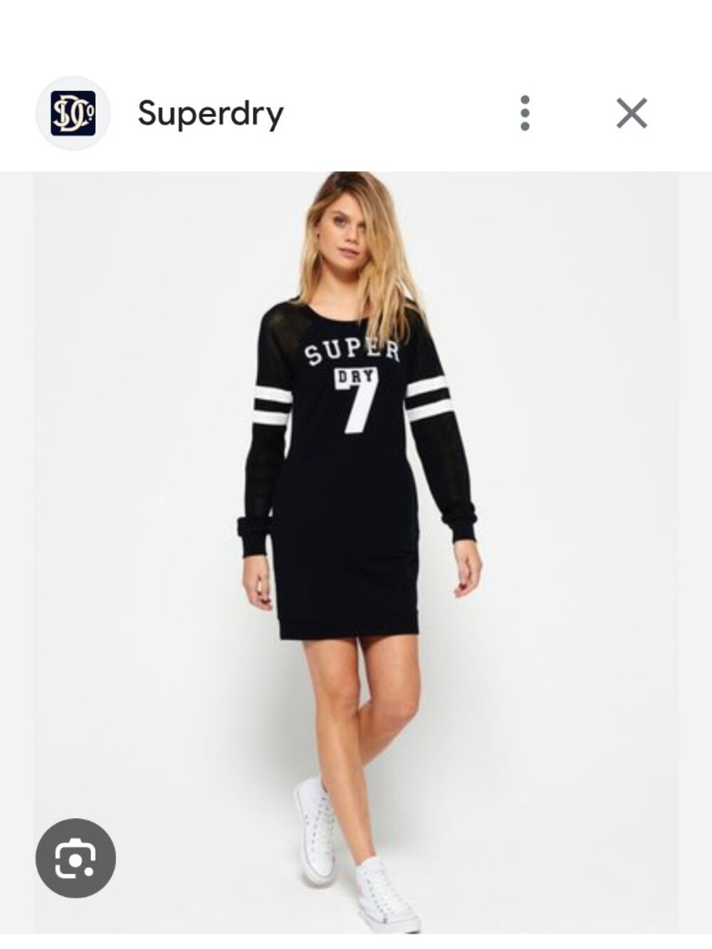 Superdry College Tribe Sweat Dress Size XS